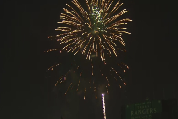 Fireworks over Arlington 