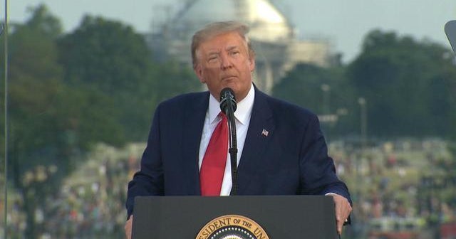 Trump claims great progress in fight against the coronavirus despite cases skyrocketing