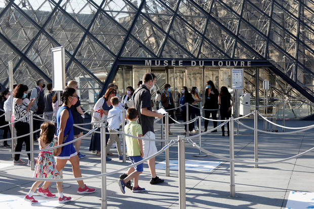The Louvre museum reopens in Paris 