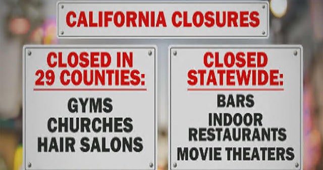 California shutters businesses, makes some schools remote due to COVID-19 spike