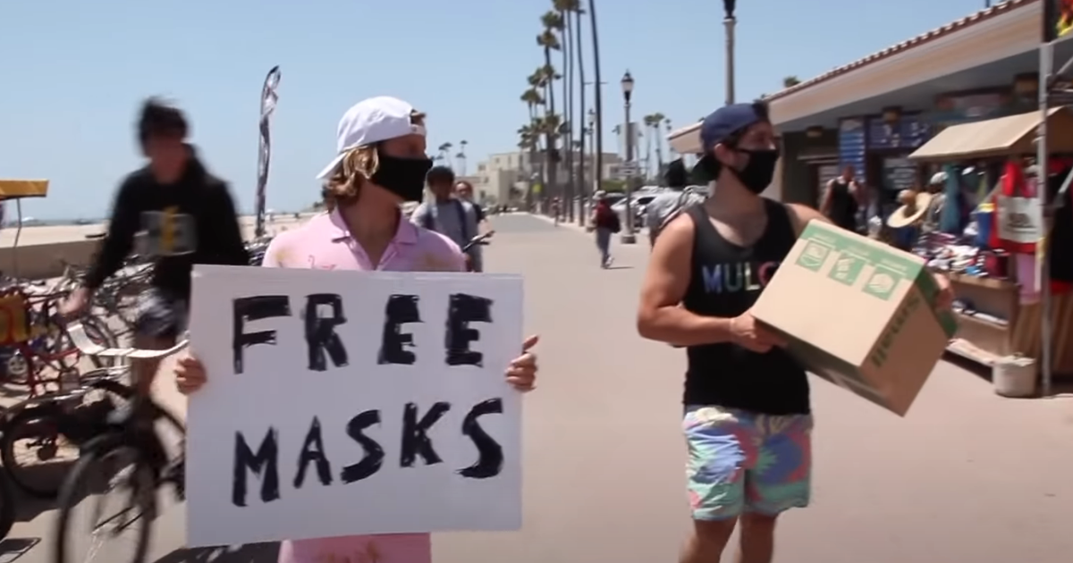 YouTubers Turned Down Trying To Hand Out Free Masks In Huntington Beach ...