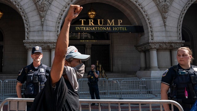 Protesters Demonstrate In D.C. Against Death Of George Floyd By Police Officer In Minneapolis 