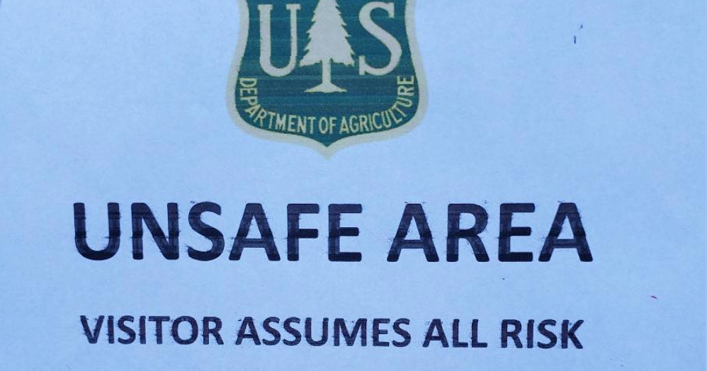 Fake Signs Warning Campers Of Satanic Cult Activity, Animal Sacrifice