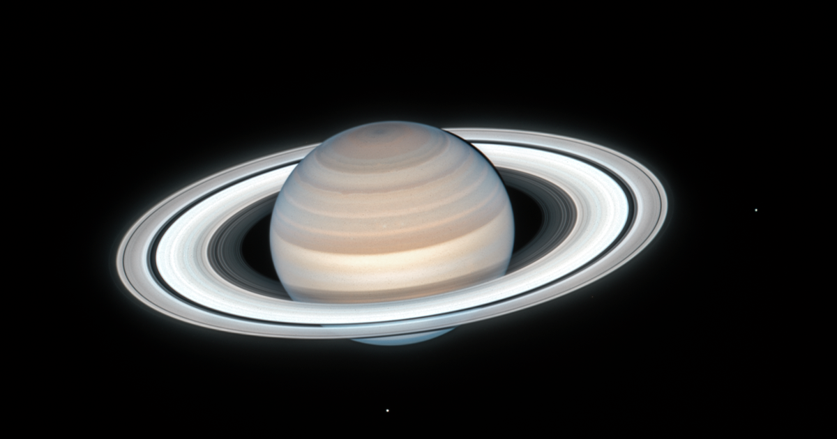 Hubble telescope captures beautiful new image of Saturn in stunningly clear detail - CBS News