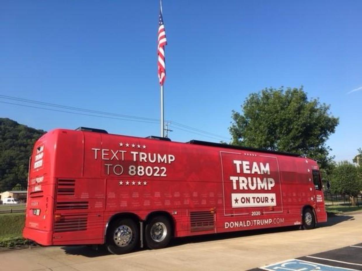 Trump campaign launches bus tours through swing states CBS News Rintih