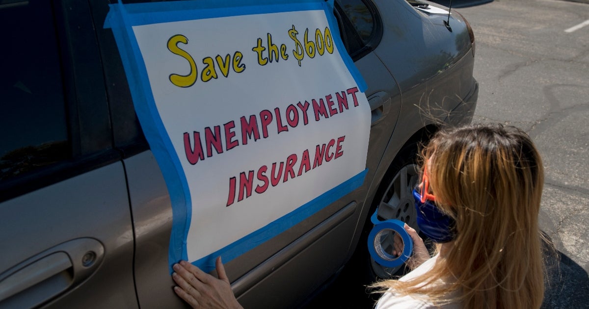 Where Do States Stand On Trump's Unemployment Insurance Executive Order? - CBS Los Angeles