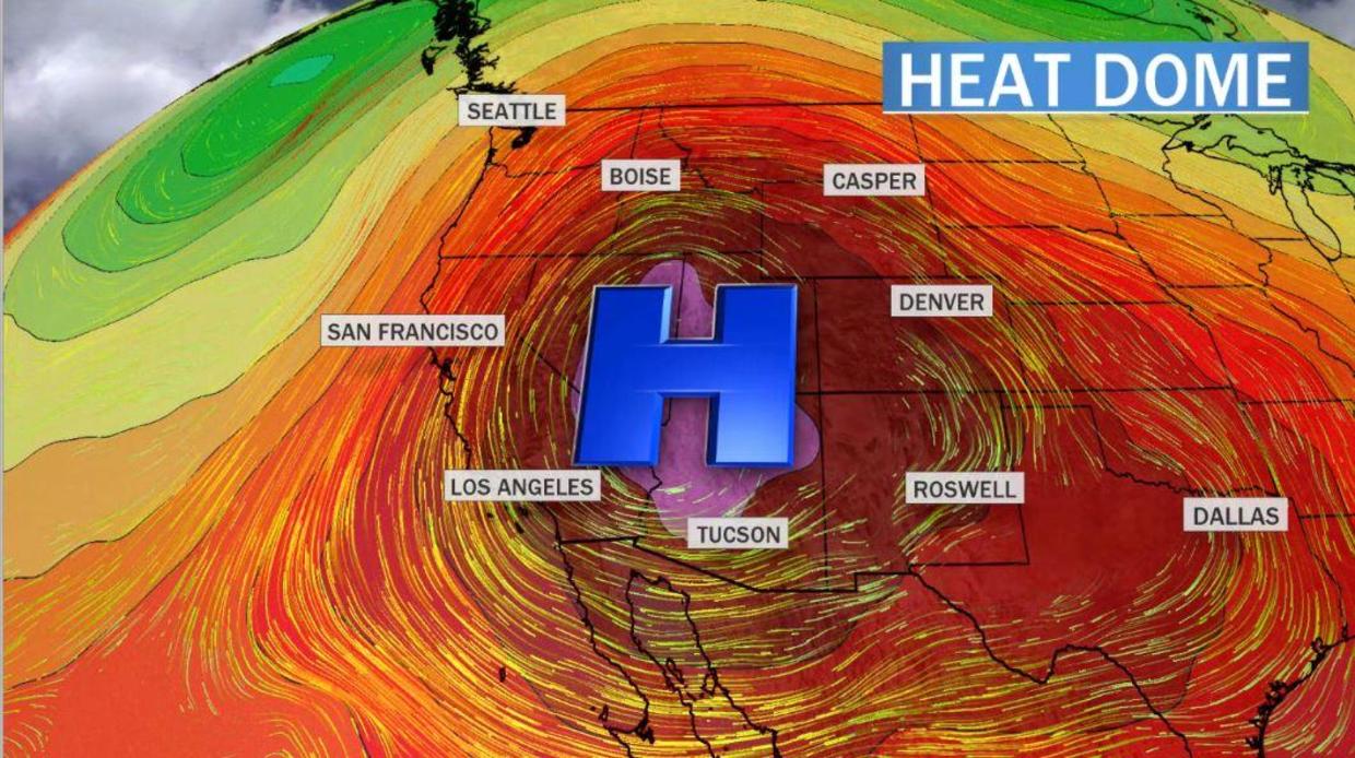 Sweltering heat wave bakes the western United States CBS News