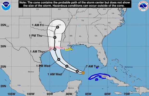 Hurricane Laura takes aim at Gulf Coast - CBS News