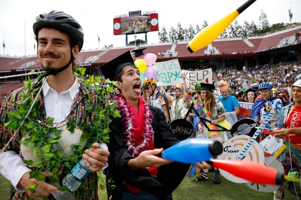 Stanford University Holds Commencement Ceremony