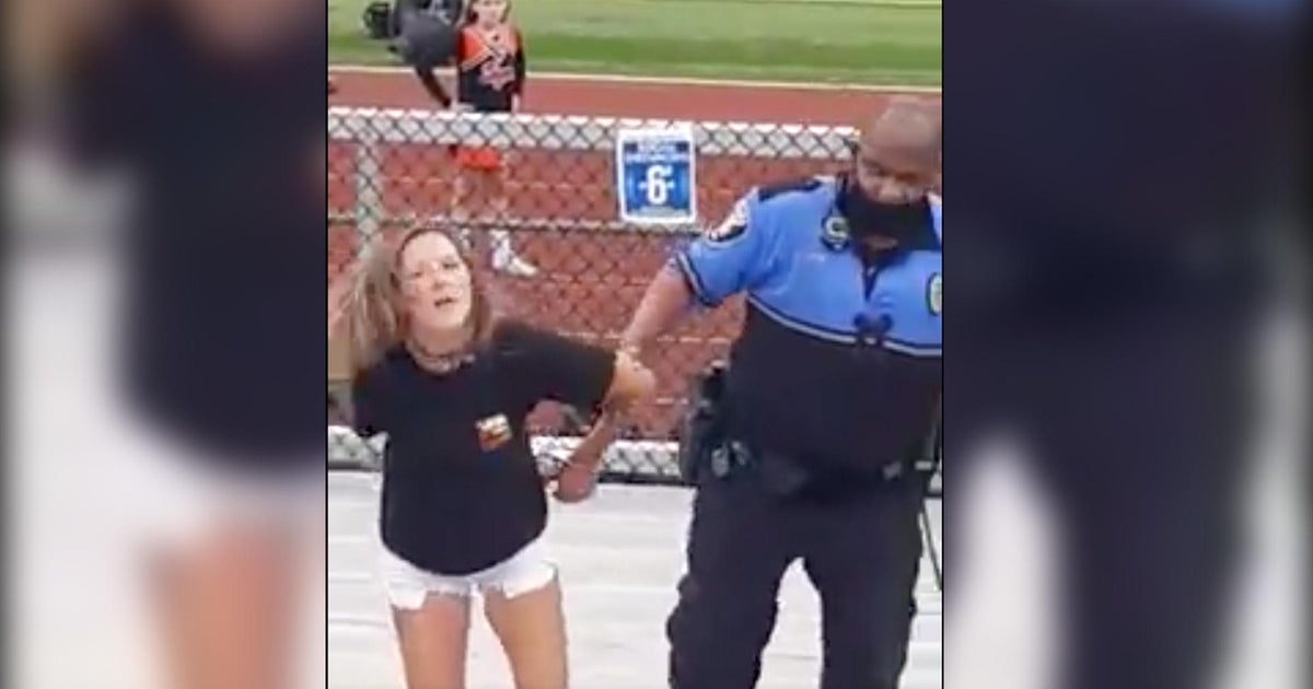 Woman tased and arrested at junior high football game after refusing to wear a mask