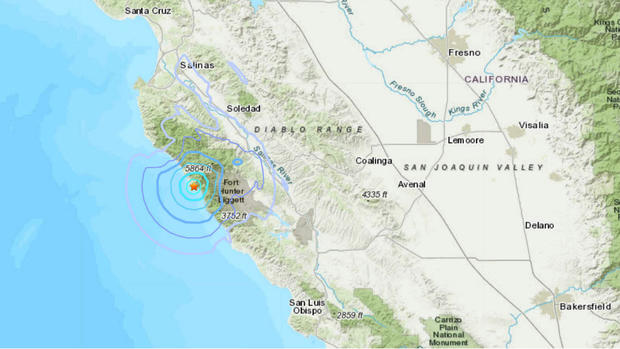 Monterey County Earthquake 
