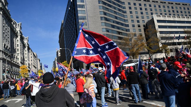 Pro-Trump ''Stop The Steal'' Conspiracy Theory Rally In Washington D.C. 