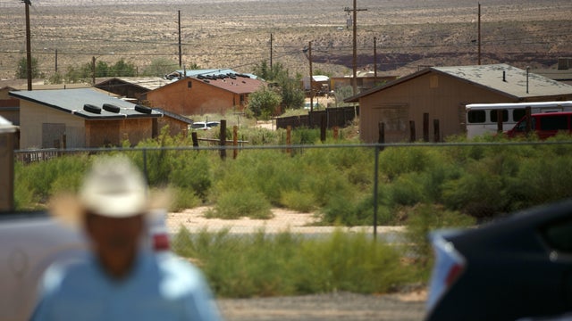 Representative Ann Kirkpatrick Campaigns At The Navajo Nation Native American Reservation 