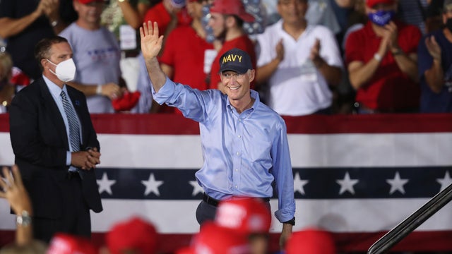 Donald Trump Holds Late-Night Campaign Rally In Miami Area 