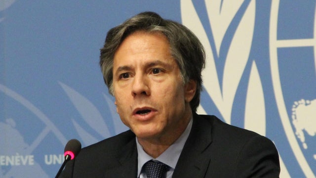 US Deputy Secretary of State Blinken at UN's Geneva office