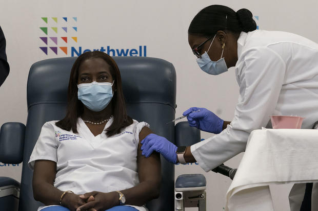 Northwell Health Workers Receive First Doses Of Pfizer Covid-19 Vaccine 