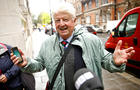 FILE PHOTO: Stanley Johnson, father of Britain's Prime Minister Boris Johnson, is seen in Westminster, in London 