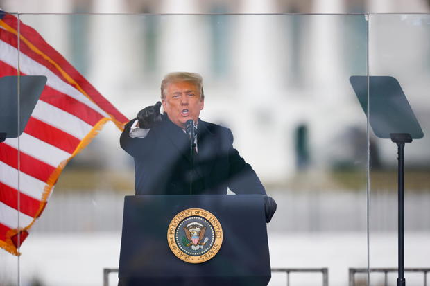 U.S. President Donald Trump holds a rally to contest the certification of the 2020 U.S. presidential election results by the U.S. Congress in Washington 