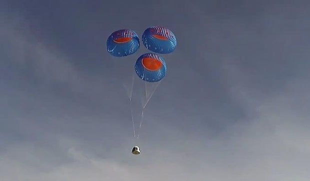 Blue Origin launches New Shepard test flight, looks ahead to sending passengers into space