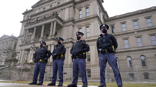 Capitol Breach Demonstrations Michigan 