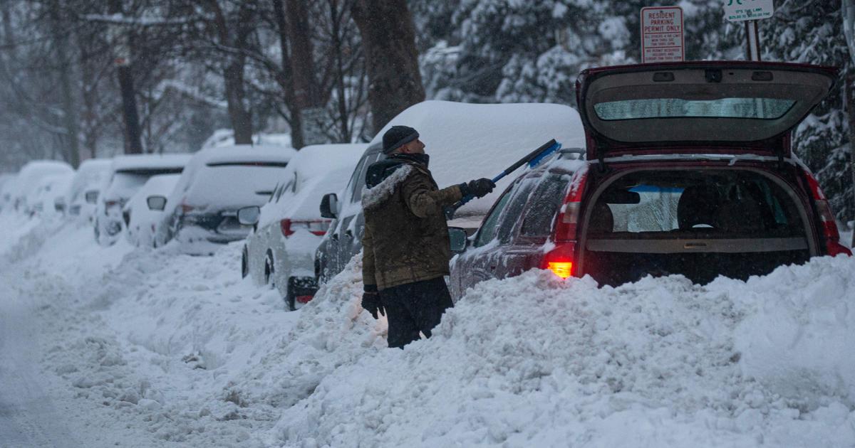 Major Winter Storm Dumps Snow Across The Northeast