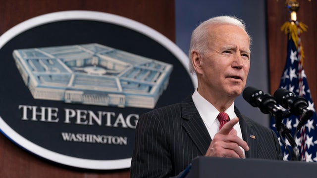 President Biden And Vice President Harris Visit The Pentagon 