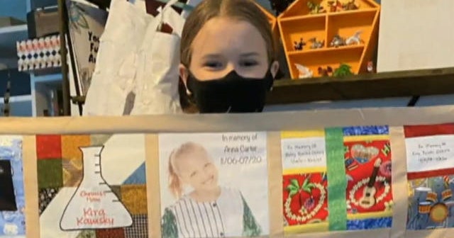 California teen honors COVID victims with quilt