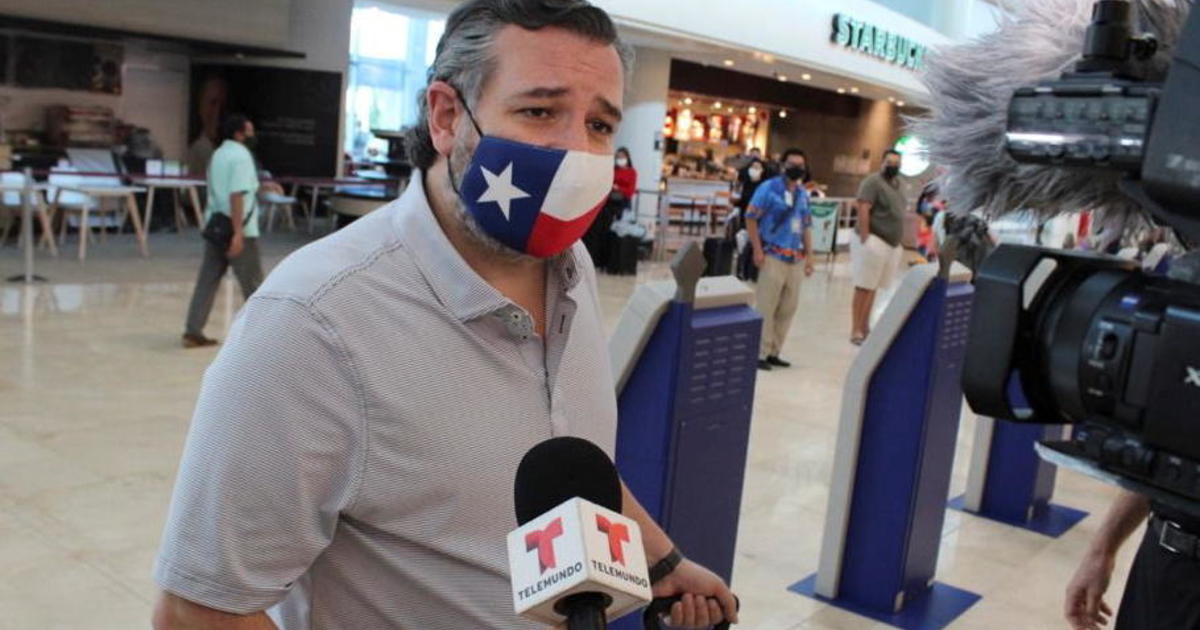 Ted Cruz says he went to Cancun during the Texas crisis because he wanted to be a “good father.”