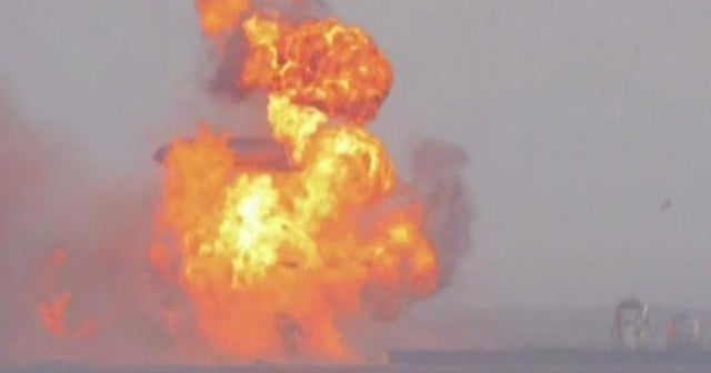 SpaceX rocket successfully lands in test, then explodes