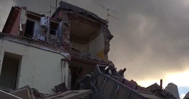 Aftermath of earthquake that hit Italy