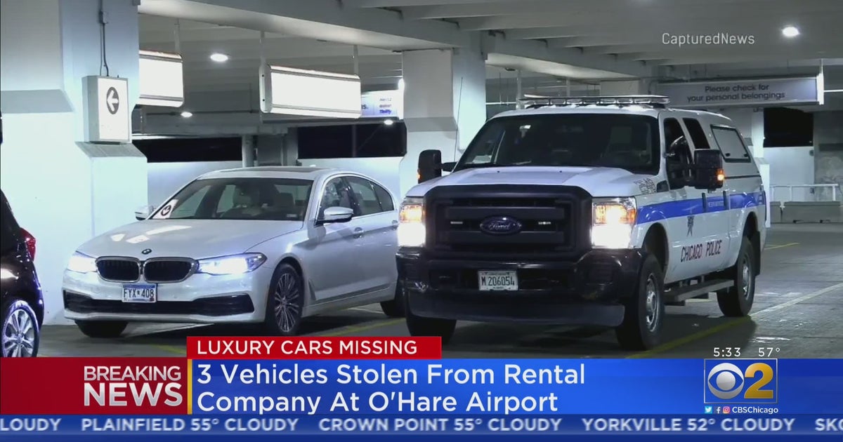 3 Cars Stolen From Rental Car Service Parking Lot Near O'Hare Airport