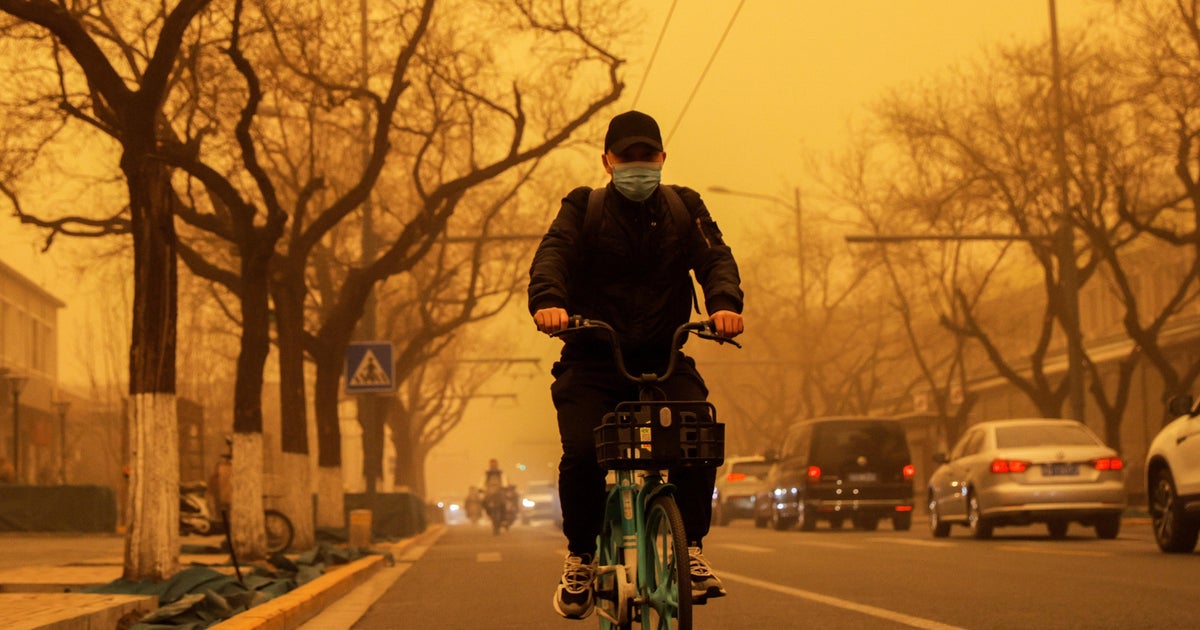 Biggest sandstorm in a decade turns Beijing skies yellow