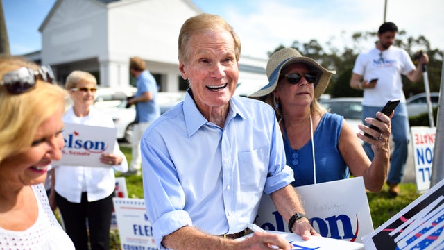 Bill Nelson campaigning in Florida in 2018 