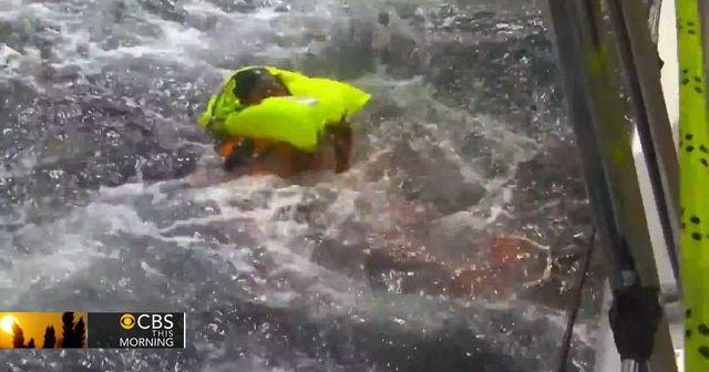 Man overboard: British sailor rescued after 90 minutes in Pacific Ocean