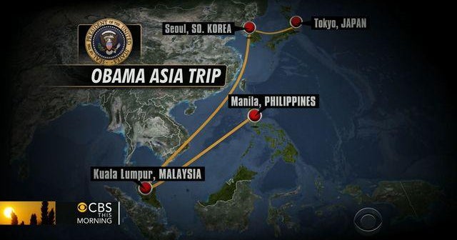 President Obama to visit four Asian nations next week