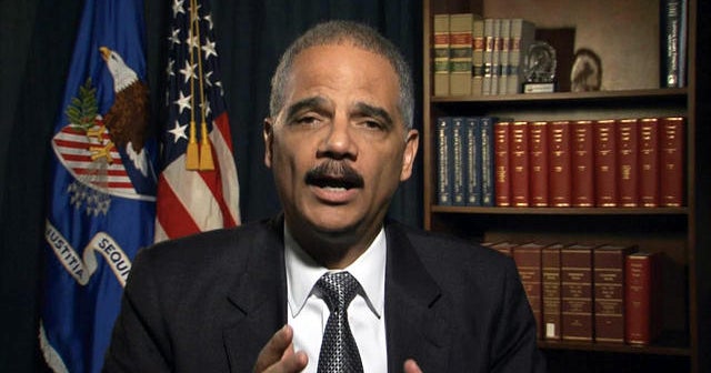 Eric Holder No such thing as "too big to jail" CBS News