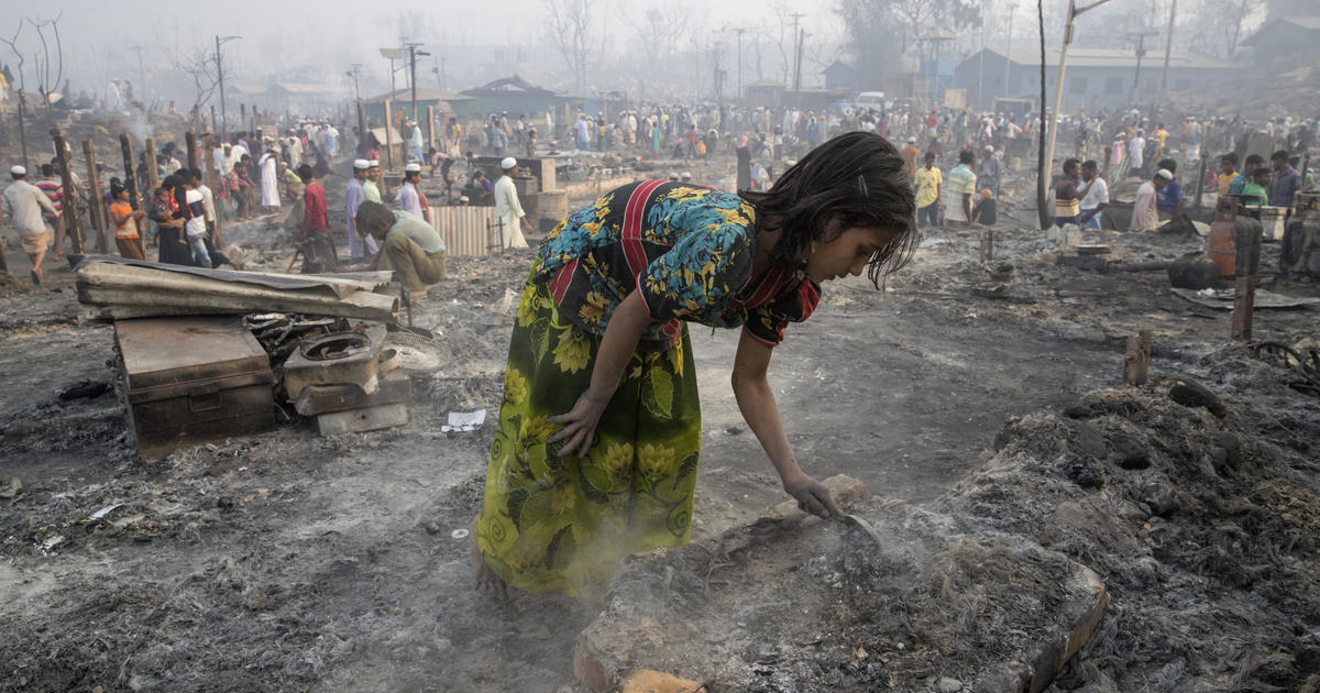 At least 15 killed by huge fire at Rohingya refugee camp in Cox's Bazar,  Bangladesh - CBS News