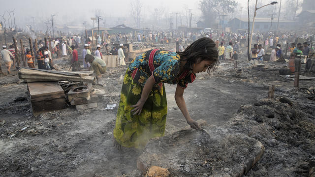 Fire Devastates Rohingya Refugee Camp in Bangladesh 