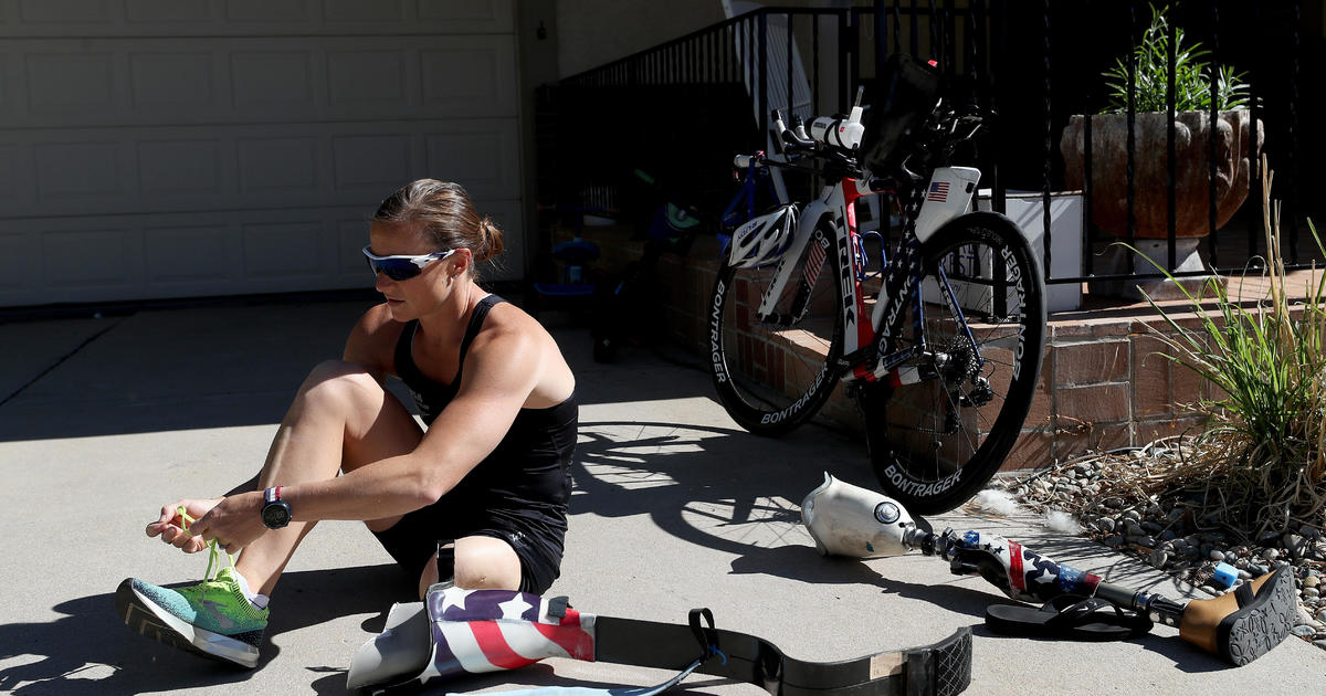 Melissa Stockwell lost her leg in the Iraq War. Now she has her sights set on the Tokyo Paralympics.