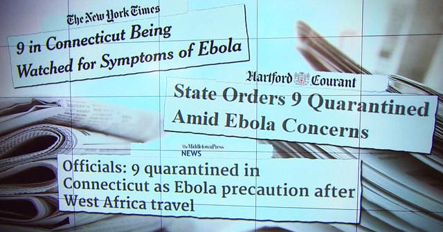 Nine in Connecticut to be monitored for Ebola