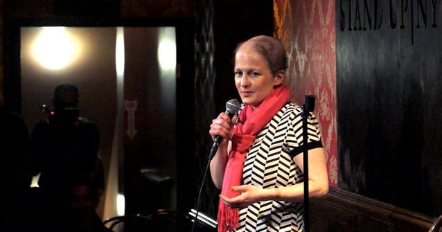 Standing up to cancer - with a laugh