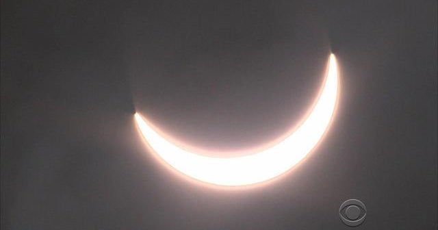 Many mesmerized by solar eclipse
