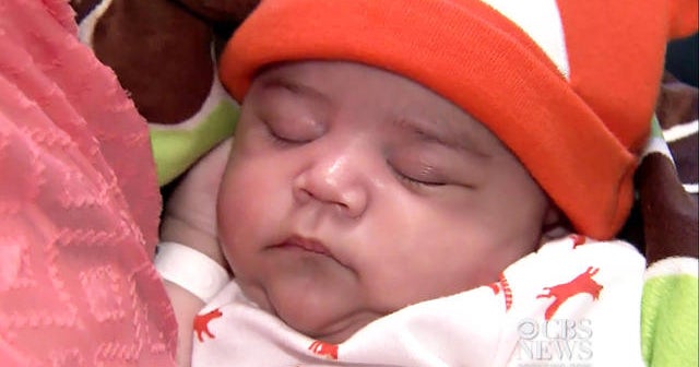 Baby begins life with a heart transplant