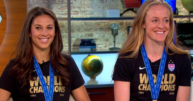 World Cup champs Lloyd and Sauerbrunn on making history, gender pay disparity