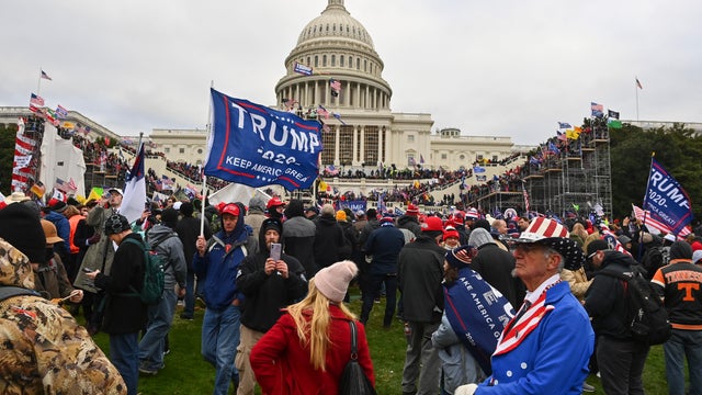 WASHINGTON, DC - JANUARY 6: Protesters take over the Inaugural 