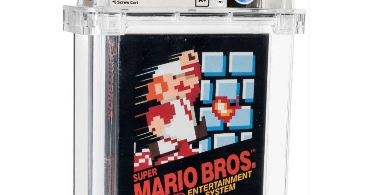 Unopened Super Mario Bros. game from 1986 fetches $660,000 at auction
