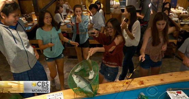 Tokyo restaurant allows customers to catch own fish