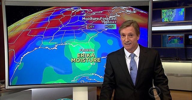 Forecast: Tropical Storm Erika tracks toward Florida