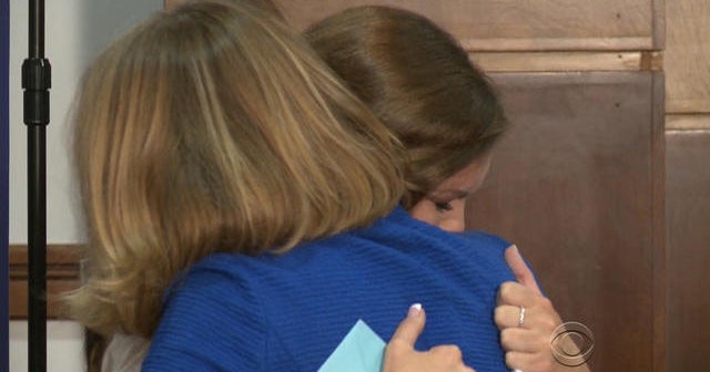 Heartfelt reunion between patient and nurse