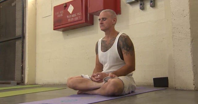 Yoga helping prisoners find peace
